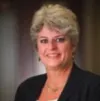 a woman with white hair