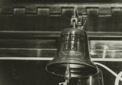 Bell with the words Titanic 1912 engraved on it.