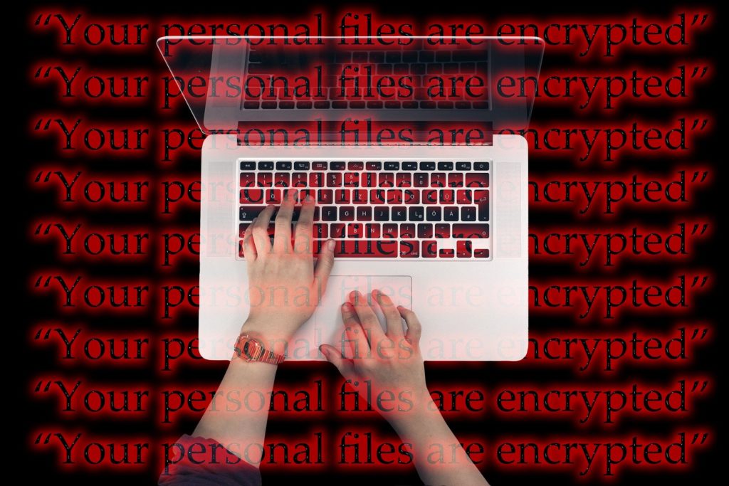 laptop being encrypted